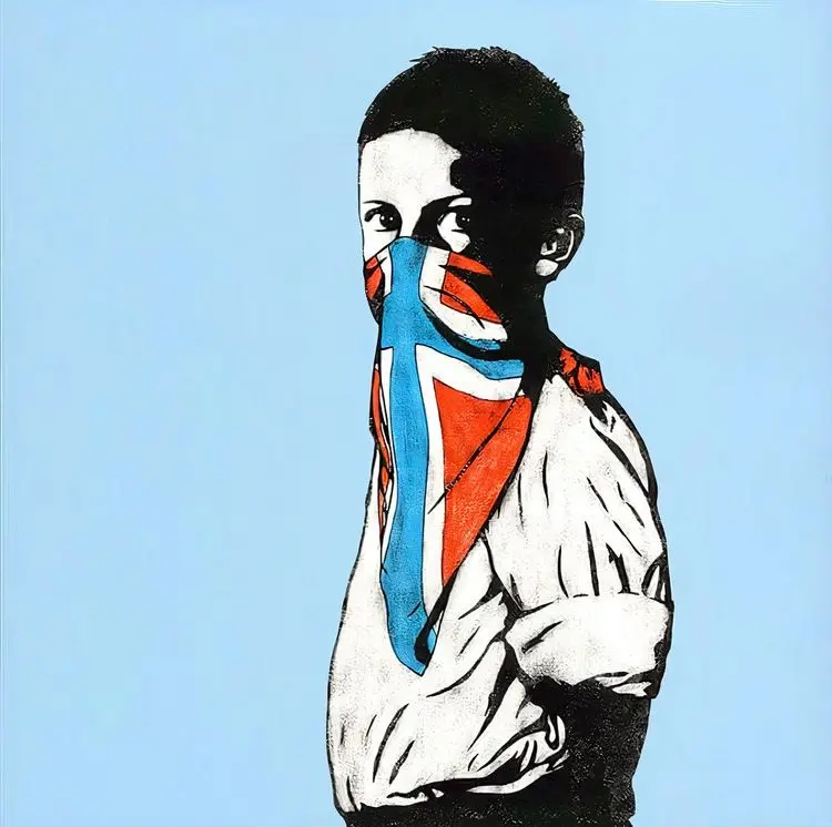 Covered Face — Banksy